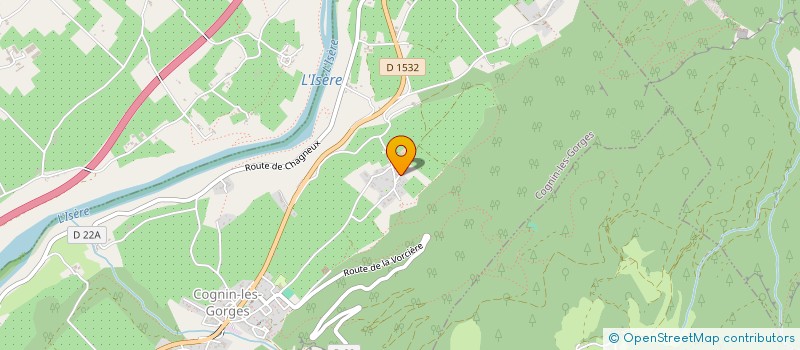 localisation de l'entreprise SCI JUMILOVE  COGNIN-LES-GORGES