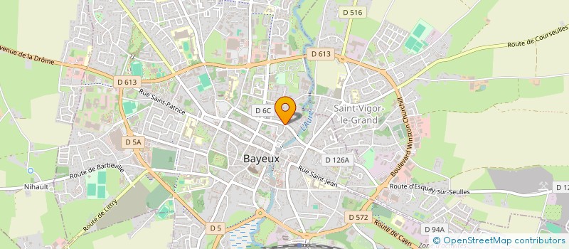 localisation de l'entreprise SCI JUMO  BAYEUX