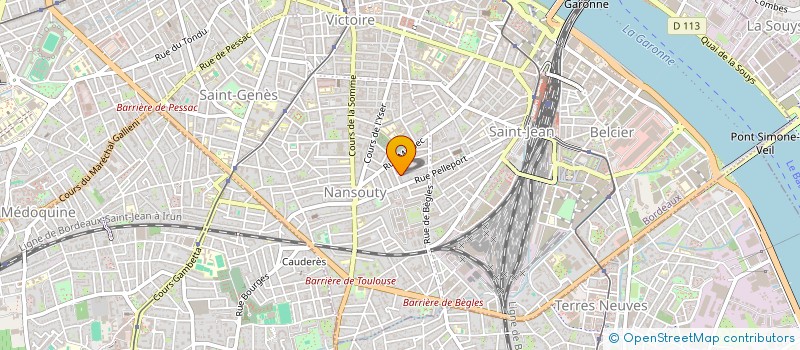 localisation de l'entreprise SCI JUMO  BORDEAUX