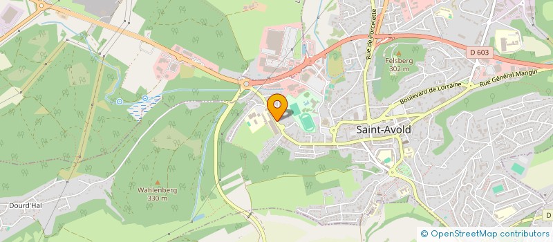 localisation de l'entreprise SCI JUMP  SAINT-AVOLD