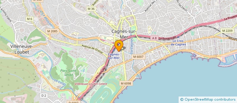 localisation de l'entreprise SCI JUMPER à CAGNES-SUR-MER