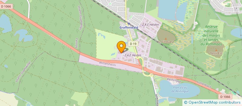 localisation de l'entreprise SCI JUMPINVEST  WITTELSHEIM