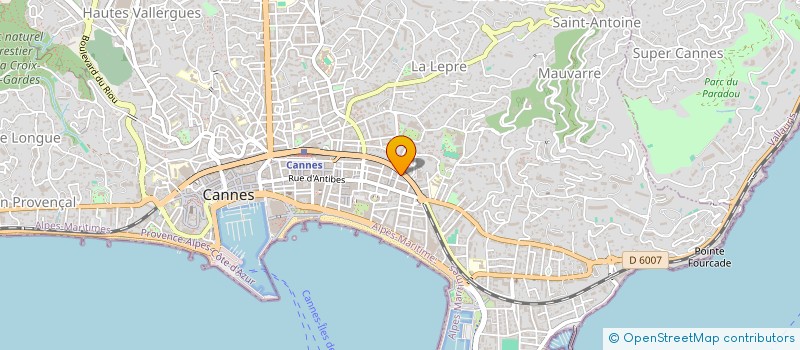 localisation de l'entreprise SCI JUMS à CANNES
