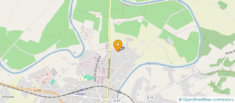 localisation de l'entreprise SCI JUMY  LAVAUR