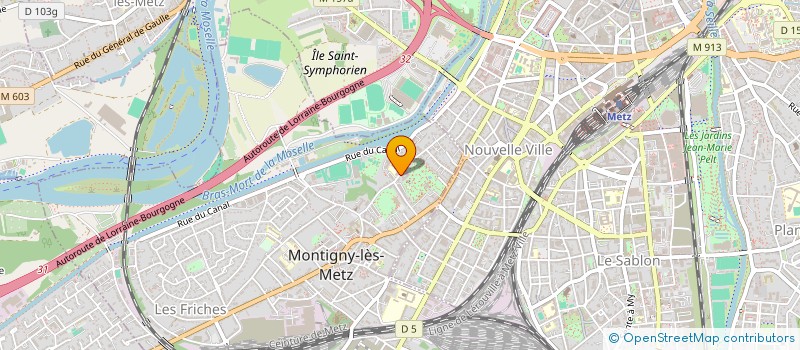 localisation de l'entreprise SCI JUNA à MONTIGNY-LES-METZ