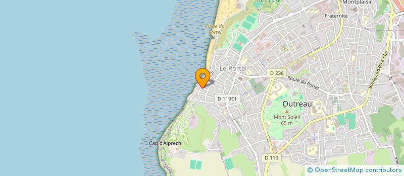 localisation de l'entreprise SCI JUNA TERRA MARIS  LE PORTEL