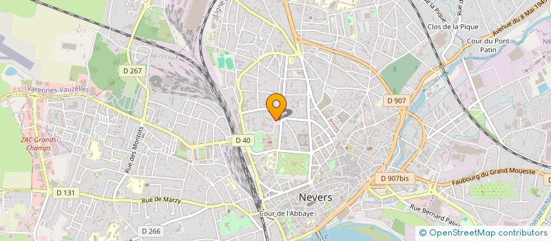 localisation de l'entreprise SCI JUNADA à NEVERS