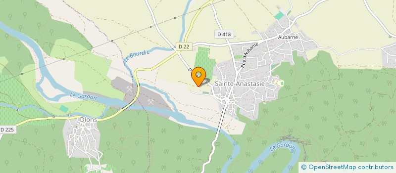 localisation de l'entreprise SCI JUNAMI  SAINTE-ANASTASIE