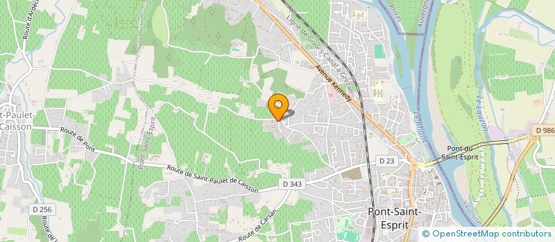 localisation de l'entreprise SCI JUNASOL  PONT-SAINT-ESPRIT