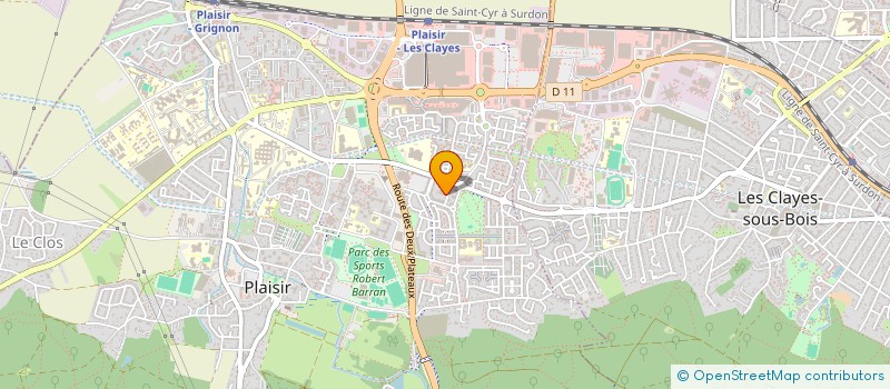 localisation de l'entreprise SCI JUNATH 3 BX  PLAISIR