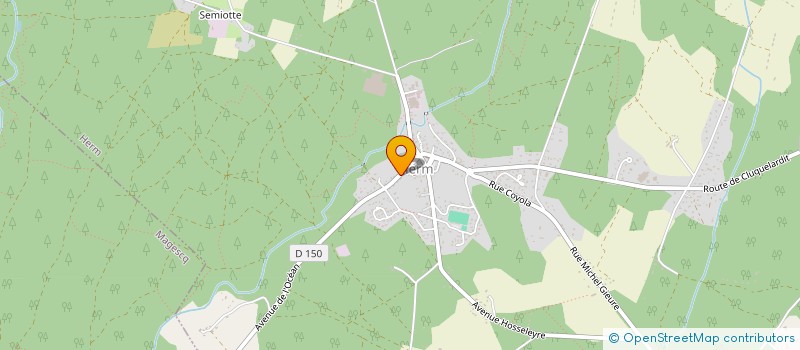 localisation de l'entreprise SCI JUNCA ET FILS à HERM