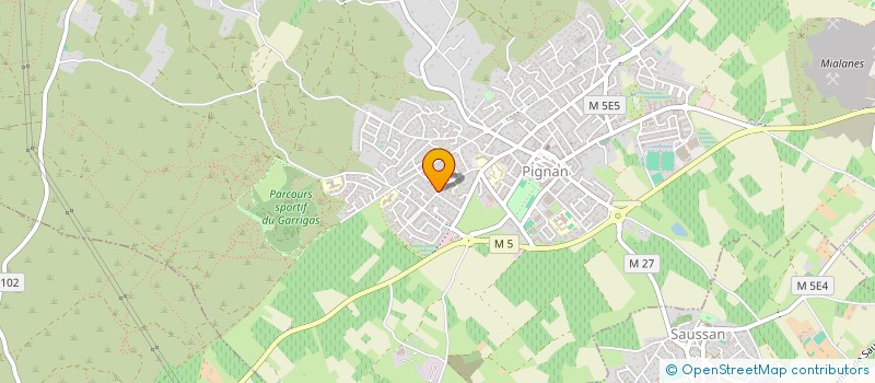 localisation de l'entreprise SCI JUNDA à PIGNAN