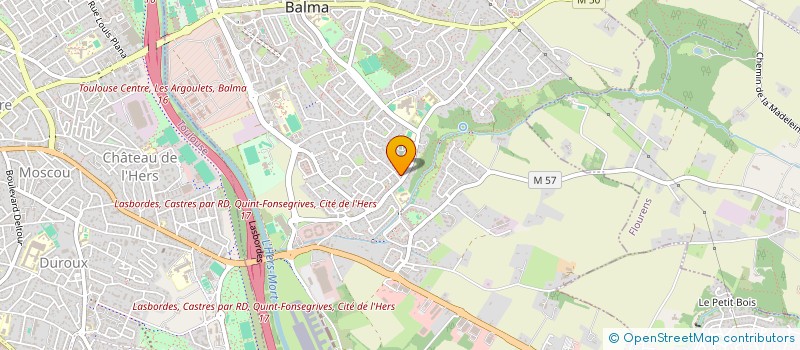 localisation de l'entreprise SCI JUNE  BALMA