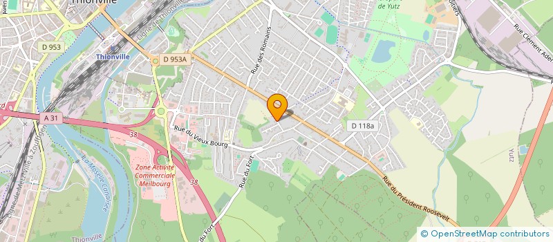 localisation de l'entreprise SCI JUNE  YUTZ