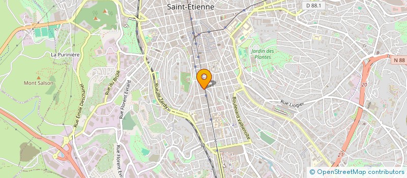 localisation de l'entreprise SCI JUNE DE L'AIRELLE  SAINT-ETIENNE