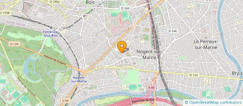 localisation de l'entreprise SCI JUNE SAINT ANDRE  NOGENT-SUR-MARNE