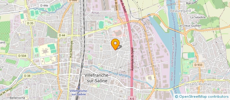 localisation de l'entreprise SCI JUNEY  VILLEFRANCHE-SUR-SAONE