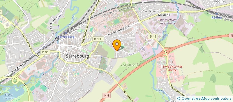 localisation de l'entreprise SCI JUNG-GEP à SARREBOURG