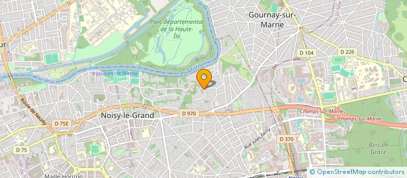 localisation de l'entreprise SCI JUNI  NOISY-LE-GRAND
