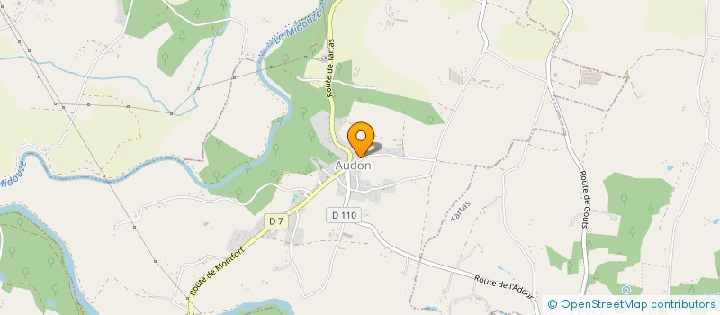 localisation de l'entreprise SCI JUNIBA  AUDON