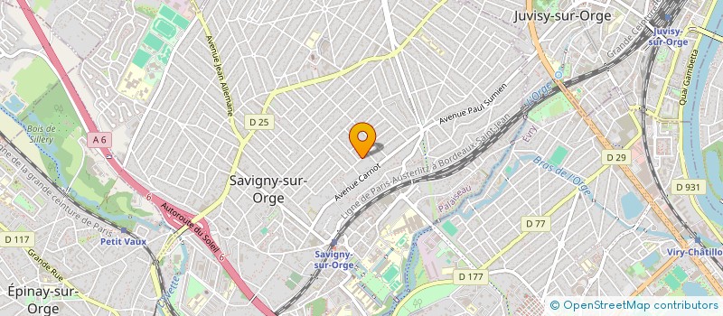 localisation de l'entreprise SCI JUNICHAR  SAVIGNY-SUR-ORGE