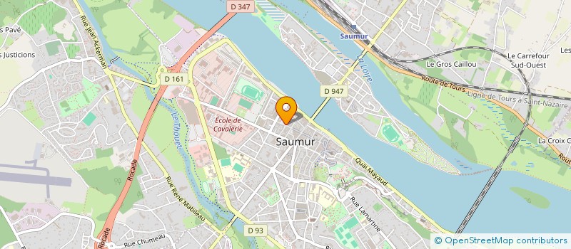 localisation de l'entreprise SCI JUNIEL  SAUMUR