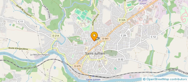 localisation de l'entreprise SCI JUNIEN-RIGAUD à SAINT-JUNIEN