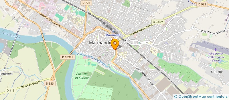 localisation de l'entreprise SCI JUNIOD  MARMANDE