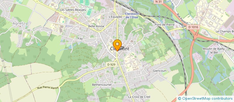 localisation de l'entreprise SCI JUNIOR  CLERMONT