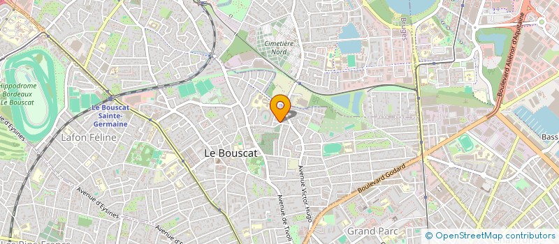 localisation de l'entreprise SCI JUNIOR  LE BOUSCAT