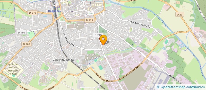 localisation de l'entreprise SCI JUNIOR  HAGUENAU