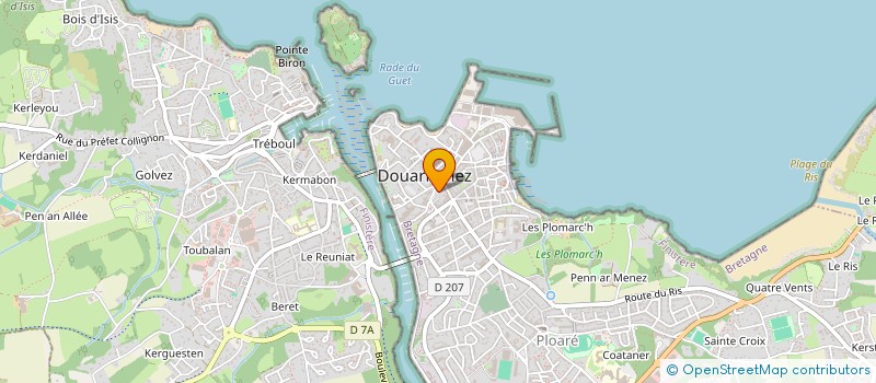 localisation de l'entreprise SCI JUNIOR  GUIPAVAS