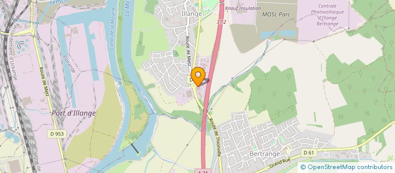 localisation de l'entreprise SCI JUNIOR  ILLANGE