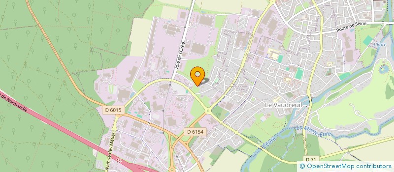 localisation de l'entreprise SCI JUNIOR.E  LE VAUDREUIL