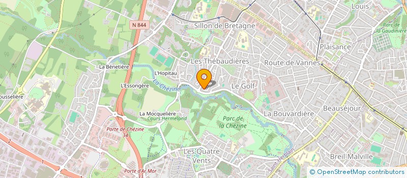 localisation de l'entreprise SCI JUNIOR ET CIE  ST-HERBLAIN