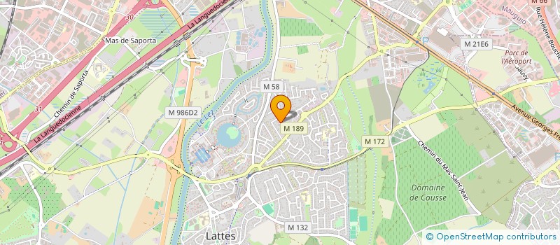 localisation de l'entreprise SCI JUNIORS à LATTES