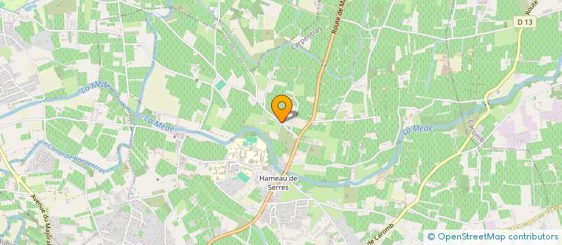 localisation de l'entreprise SCI JUNIVI 2007  CARPENTRAS