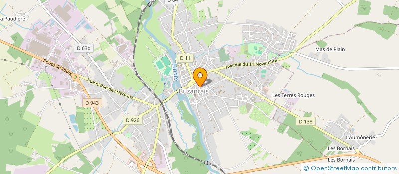 localisation de l'entreprise SCI JUNNY à BUZANCAIS