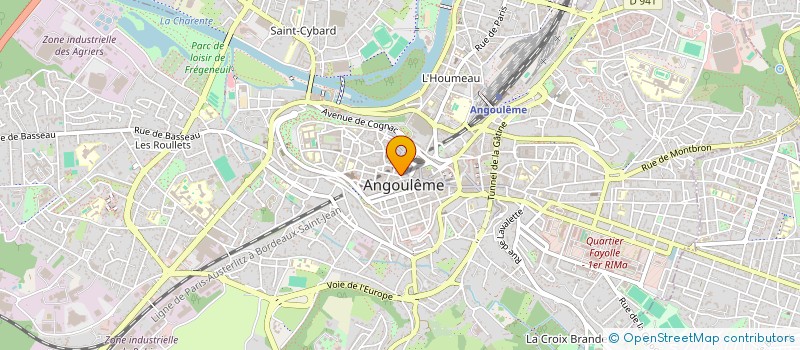 localisation de l'entreprise SCI JUNO à ANGOULEME