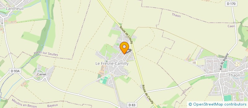 localisation de l'entreprise SCI JUNO  COLOMBIERS-SUR-SEULLES