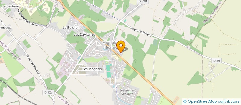 localisation de l'entreprise SCI JUNQUA à MIGNALOUX-BEAUVOIR