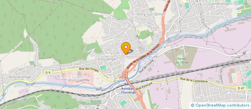 localisation de l'entreprise SCI JUPACOMAX  CLOUANGE