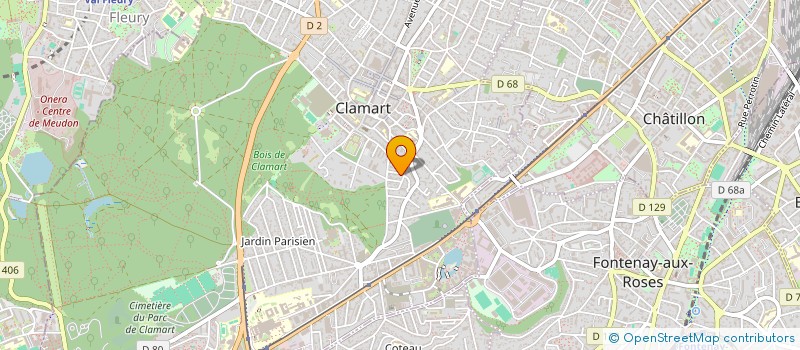 localisation de l'entreprise SCI JUPAGUE  CLAMART