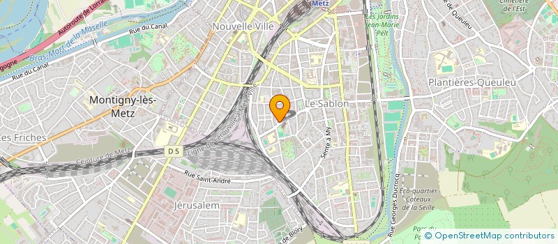 localisation de l'entreprise SCI JUPAGULU  METZ