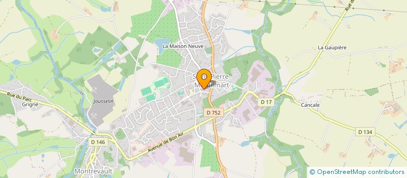 localisation de l'entreprise SCI JUPAMAMA  MAUGES-SUR-LOIRE