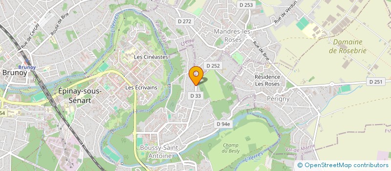 localisation de l'entreprise SCI JUPAU  BOUSSY-SAINT-ANTOINE