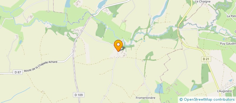 localisation de l'entreprise SCI JUPAUL  LES ACHARDS