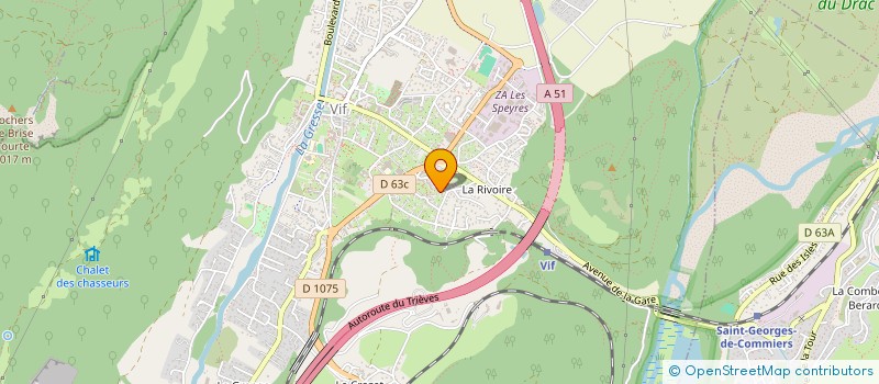 localisation de l'entreprise SCI JUPES  VIF