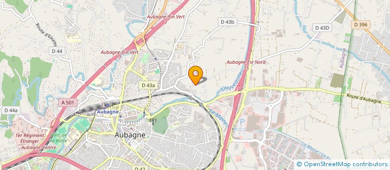 localisation de l'entreprise SCI JUPHIL à AUBAGNE