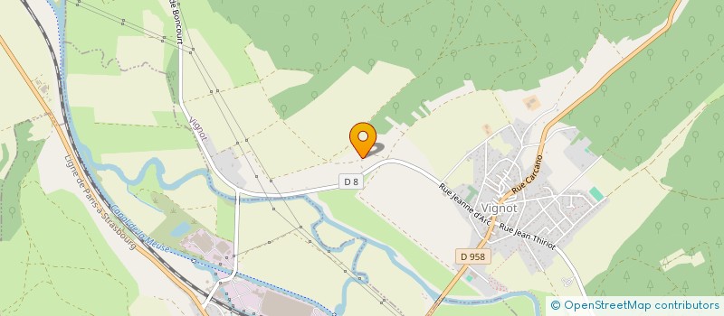 localisation de l'entreprise SCI JUPI à VIGNOT